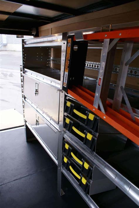 Enclosed Trailer Shelving & Storage - Ranger Design