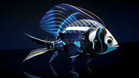 Fish Robot Technology. AI Illustration. Stock Photo - Image of metallic, scifi: 308160576