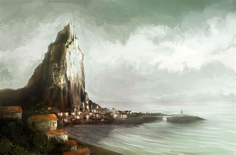 Casterly Rock and Lannisport | Casterly Rock, or just The Rock, is a stronghold carved from a ...