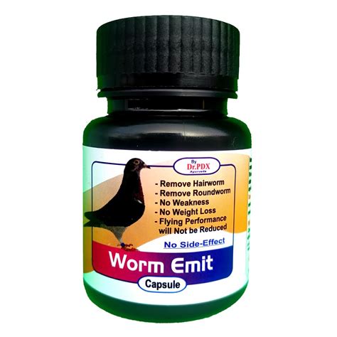 Pigeon Deworming Medicine Worm Emit Caps. No Any Side-Effects (50 ...