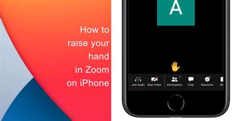 How to raise your hand in Zoom on iPhone | iThinkDifferent