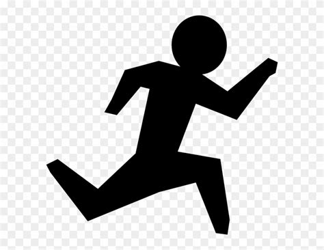 Person Running Clipart Black And White - Man Running Clipart - Free ...