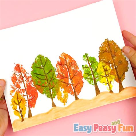 Easy Leaf Printing Art for Kids - Easy Peasy and Fun