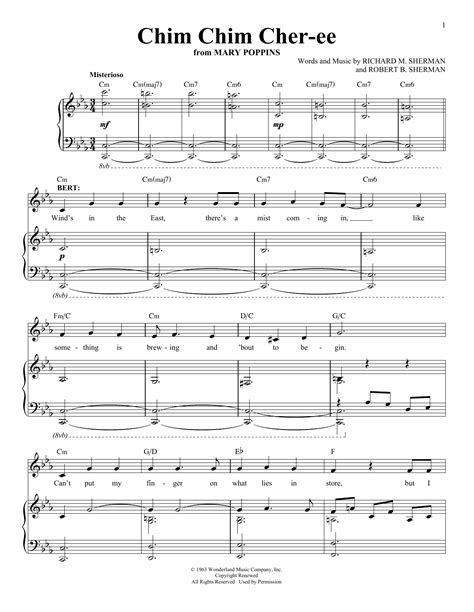 Chim Chim Cher-ee | Sheet Music Direct