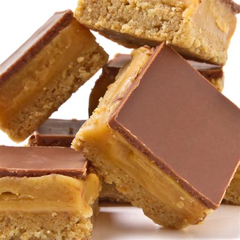 Caramel Shortbread Squares Recipe