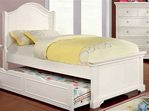 Mullan White Twin Platform Bed from Furniture of America (CM7943T-BED) | Coleman Furniture