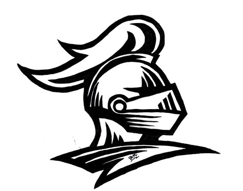 Knight Helmet Drawing
