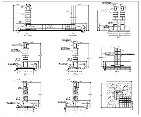 Foundation Details V1】-Cad Drawings Download|CAD Blocks|Urban City Design|Architecture Projects ...