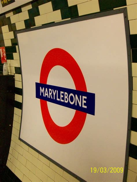 MARYLEBONE TUBE STATION | MARYLEBONE | WESTMINSTER | LONDON | ENGLAND: *London Underground ...