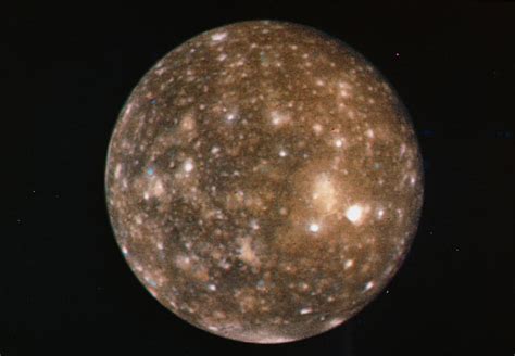 Voyager 2 Photo Of Callisto, Jupiter's Fourth Moon Photograph by Nasa - Fine Art America