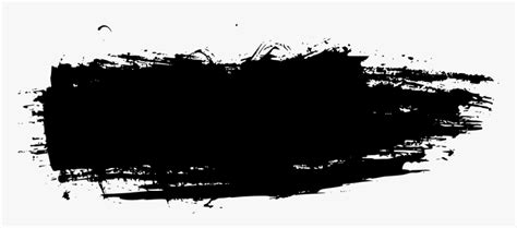 Illustrator Grunge Brushes - Black Brush Stroke Png, Transparent Png - kindpng