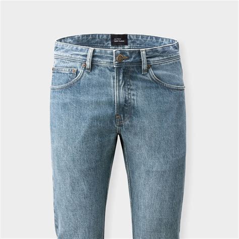 High rise jeans for men