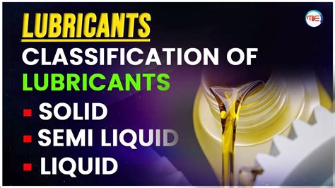 ITI Classes | Classification of lubricants | Liquid | Semi liquid | Solid lubricants - YouTube