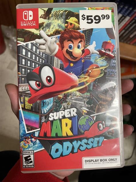 Mario Odyssey Display box misprint. : r/Misprints