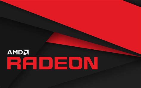 Download Caption: Sleek AMD Radeon Logo Wallpaper | Wallpapers.com