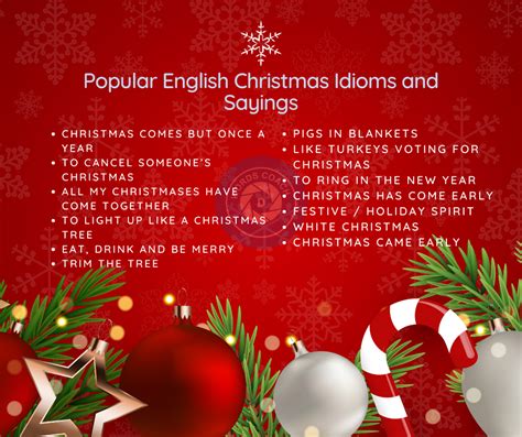 Popular English Christmas Idioms and Sayings - Word Coach