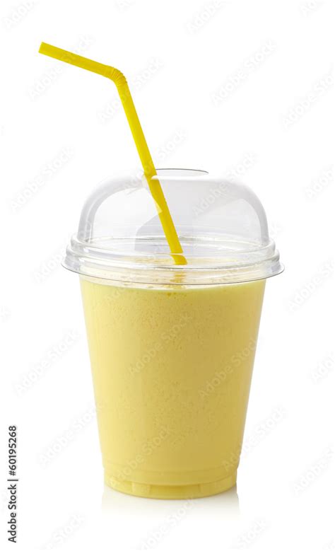 Banana smoothie Stock Photo | Adobe Stock