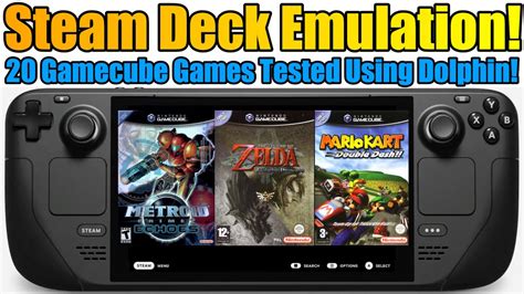 Steam Deck Emulation - 20 Nintendo Gamecube Games Tested - Using Dolphin Emulator + EmuDeck ...