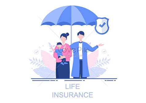 Life insurance vector illustration illustration image_picture free download 450073393_lovepik.com