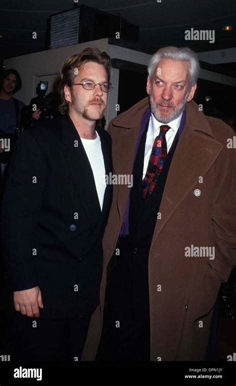 Mar. 21, 2006 - .KIEFER SUTHERLAND AND FATHER DONALD SUTHERLAND 1995. LISA ROSE- PHOTOS(Credit ...