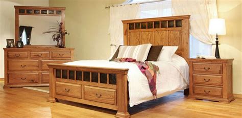 Rustic Oak Bedroom Set, Oak Bedroom Set, Oak Bedroom Furniture