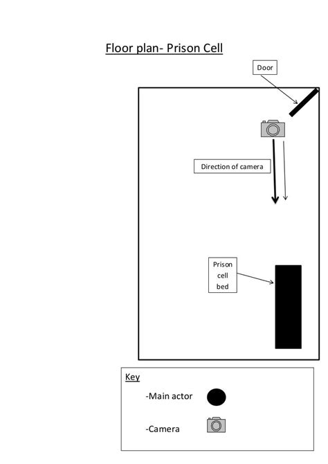 Floor plan- prison cell