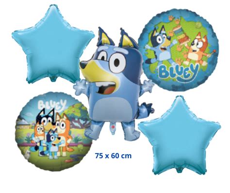 Bluey Bingo Themed Foil Balloon set - Maria's Parties