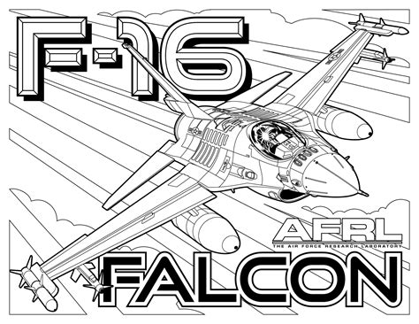 STEM Coloring Pages – Air Force Research Laboratory