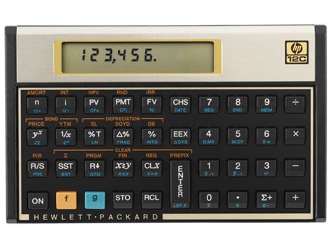 HP® 12C Financial Programmable Calculator (12C#ABA)