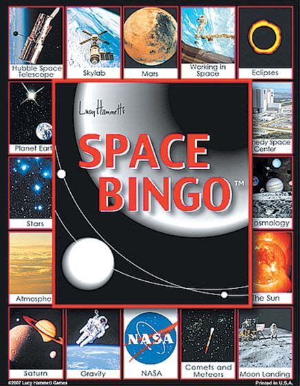 Space Bingo Game