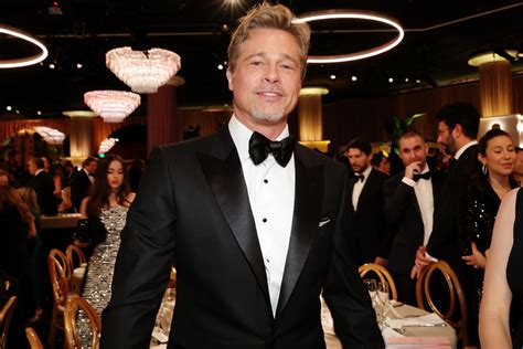 Celebrities Couldn't Stop Fawning Over Brad Pitt at the Golden Globes ...