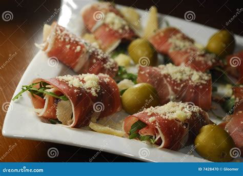 Italian Snacks Stock Photo - Image: 7428470