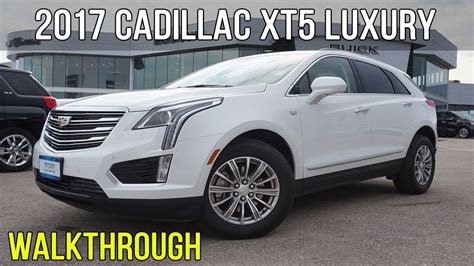 2017 Cadillac XT5 Luxury AWD 3.6L | Crystal White Tricoat (In-Depth Review) - YouTube