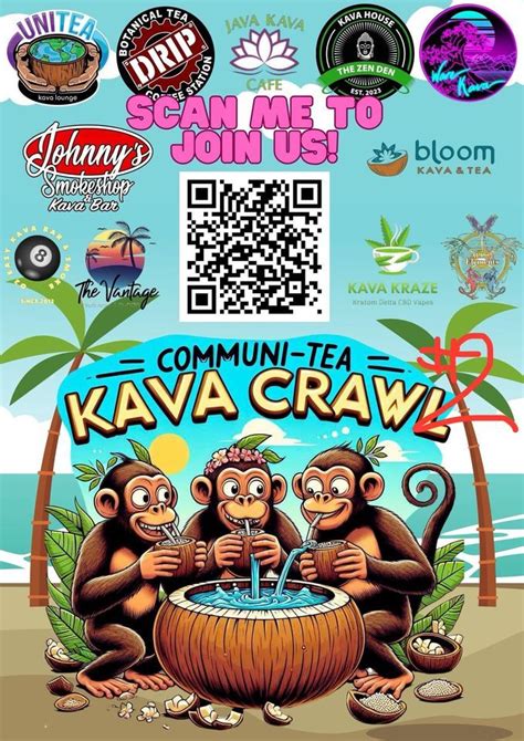 Communi-Tea Kava Crawl: Volume 5!, Kava Kraze, Largo, 15 March to 16 March | AllEvents.in