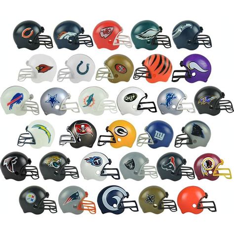 Mini NFL Football Helmets Full Set of All 32 Teams Great for - Etsy