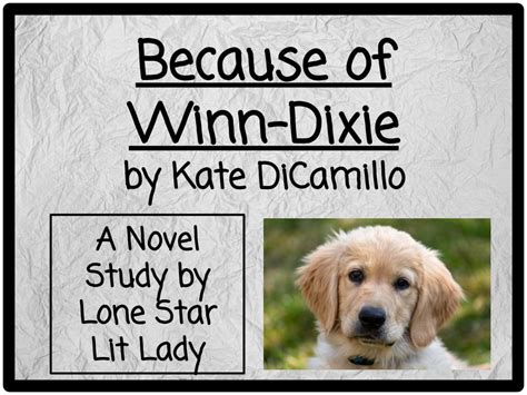 Because of Winn-Dixie Novel Study | Made By Teachers