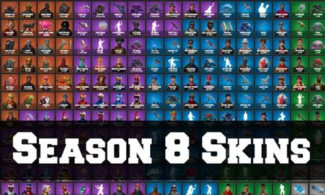 Fortnite Season 8 Skins - All Fortnite Season 8 Outfits & Skins