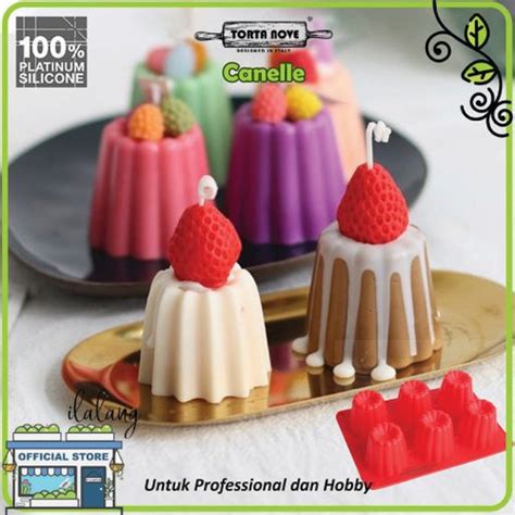 Jual Cetakan silikon kue Canelle Cetakan kue mousse cake sabun lilin ...