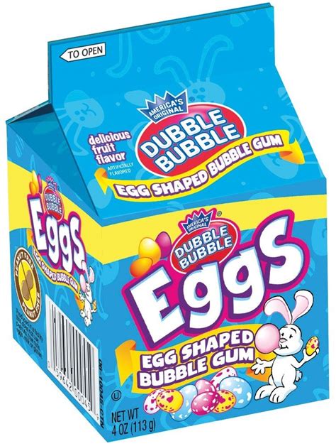 Dubble Bubble Easter Egg Shaped Gum, 4 oz — Goisco.com