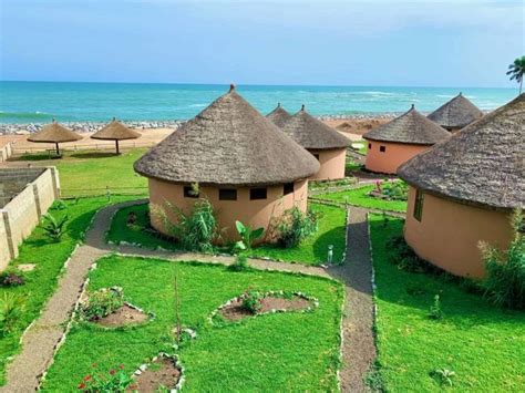 Rooms - Lemon Beach Resort Ghana Elmina accomodation | Cottage exterior, Village house design ...