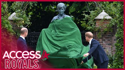 Prince William & Prince Harry Smile As They Reunite to Unveil Princess Diana Statue: ‘Every Day ...