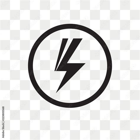 Shock vector icon isolated on transparent background, Shock logo design Stock Vector | Adobe Stock