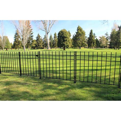 Peak 1200mm Black No-Dig Fencing Manchester Fence Panel - Bunnings ...