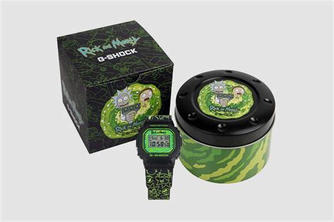 G-Shock “Rick and Morty” edition has black and neon green-yellow color scheme - DadLife Magazine