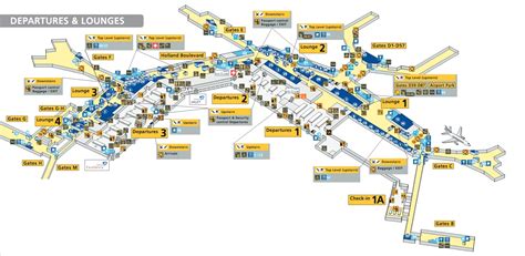 Schiphol Airport Map - Airport Suppliers