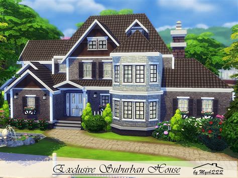 The Sims Resource - Exclusive Suburban House