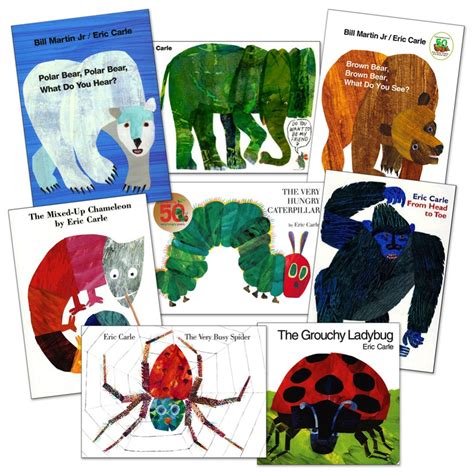 Eric Carle Board Books - Set of 8