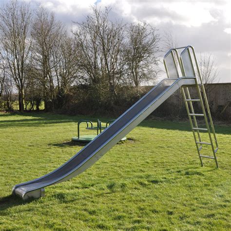 Free Standing Stainless Steel Childrens Playground Slide | Stainless Steel Slides | Online ...