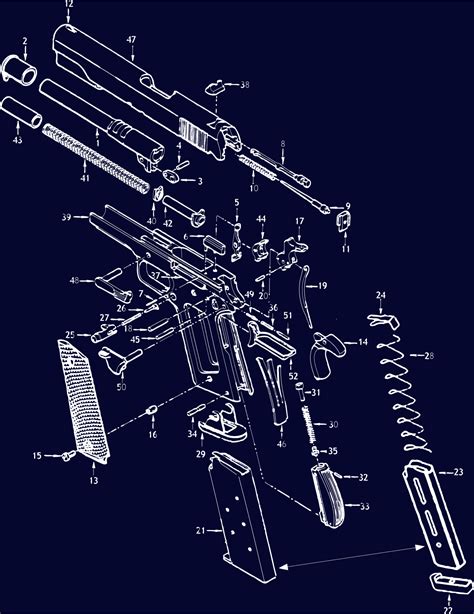 1911 Exploded Parts Diagram