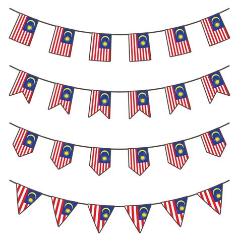 Premium Vector | Malaysia Flag Banner Vector